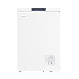 Hisense FT125D4AWE - Arcón Congelador Horizontal, Capacidad 95L, Alto 85 cm, Cesta con Asa, My Fesch Choice, Freezer Protect, Silencioso 40 dBA, Color Blanco