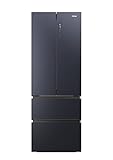 Haier FD 70 Series 7 HFW7720ENMB - Frigorífico Puerta Francesa, Cajones Direct Access, Conexión WIFI, Motor Inverter, My Zone, Cajón Humidity Zone, Total No Frost, Ancho 70cm, Alto 2m, 479L, Negro