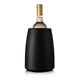 Vacu Vin 3649460 Cubitera/enfriador, Plástico, Negro
