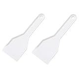 RAXLUPO 2 Pcs De Congelador Rascador De Hielo Raspadores de Hielo para Congelador Descongelador De Plástico Pala De Hielo Nevera Pala de plástico para Hielo para neveras y congeladores (Blanco)