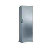 Balay, 3Gfe564Me, Frío, Congelador 1 Puerta Nofrost, F, Libre Instalación, 186 x 60 x 65 cm, 242 L, Puertas Acero Mate Antihuellas, Tirador de Fácil Apertura. Combina con 3Fce563Me.