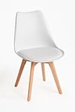 Regalos Miguel - Packs Sillas Comedor - Pack 4 Sillas Synk Basic - Blanco