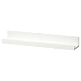 Ikea Estante para Cuadros, Madera, Blanco, 55x12x8 cm