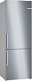 Bosch KGN49VICT Serie 4 - Frigorífico y congelador (203 x 70 cm, 313 L de refrigeración, 127 L de congelación, VitaFresh XXL, frescor prolongado, NoFrost, iluminación LED uniforme