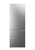 Haier 3D 70 Series 7 HTW7720ENMP - Frigorífico Combi, Cajones Direct Access, WIFI, Tecnología Antibacterias, Motor Inverter, My Zone, Cajón Humidity Zone, Total No Frost, An 70cm, Al 2m, 483L, Inox