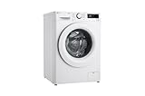 LG F2WV3058N3W - Lavadora 8,5kg, Carga Frontal, AI Direct Drive, 1400 RPM, con Inteligencia Artificial, Serie 305, Reduce Arrugas, Limpieza y Cuidado de Ropa, Color Blanco