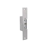 Amig - Abrepuertas Eléctrico de Embutir para Puertas - Mod.11-150 x 25 x 3 mm - Amperaje: 1,1 A - Incluye Bobina de 8-12 V de Corriente Alterna - Cerradero para Portales, Tiendas u Oficinas
