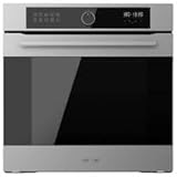 Cecotec Horno Integrable Multifunción 60cm Bolero Hexa AF316000 Inox A 3400W, 72L Capacidad, 11 Funciones con Airfryer Master, Pizza Master, Steam Asisst, Steam EasyClean, 3D Cooking, Defrost