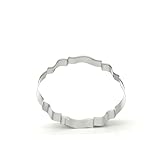 PEPLAYTAL 6 Piezas Cortador De Galletas De Acero Inoxidable Real Molde De Torta Moldes Para Hornear Cortadores De Galletas Conformado Fondant Enrejado Boda Molde Para Hornear Silver