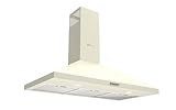 SOLTHERMIC CAMPANA EXTRACTORA 500 M/h TIPO PIRAMIDAL 8923 CREMA 90 CM ANCHO / 3 NIVELES DE POTENCIA/gran POTENCIA y SILENCIOSO/LUZ LED, FILTROS DE ALUMINIO