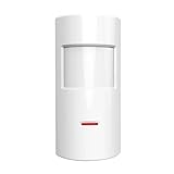 WallMall - Sensor de movimiento volumétrico infrarrojo PIR inalámbrico 433 MHz antirrobo alarma casa ángulo 110° hasta 10 metros bajo consumo