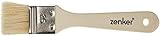 Zenker Brocha para repostería 18,5x3,7cm, pinceles para respostería y cocina (color: madera y acero), cantidad: 2