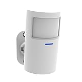 ITALIAN ALARM - Sensor de movimiento inalámbrico PIR volumétrico detector inalámbrico de infrarrojos para centralitas de alarma micro touch, detecta incluso en la oscuridad total. Pilas incluidas,