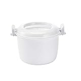 Dyspnea Olla Arrocera Multifunción para Microondas 17,5x21x14 Cm,
