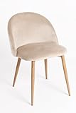 Regalos Miguel - Sillas Comedor - Silla Vint Terciopelo - Beige