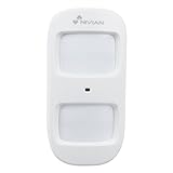 Nivian-Detector de Movimiento inalámbrico Compatible con Alarma Nivian-Apto para Interior–Inmune a Mascotas hasta 20Kg–Amplia Cobertura-Tamper Anti-sabotaje-Fácil instalación sin Necesidad de Cables