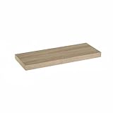 DAMDAM GO Estanteria Pared Madera Flotante, Estante Balda de Pared MDF, para Salón, Cocina y Dormitorio (Roble, 60 x 23.5 cm)