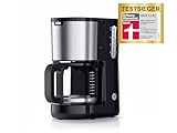 Braun PurShine KF1500BK, Cafetera de Filtro con Sistema OptiBrew, Función Antigoteo, Apagado Automático de Seguridad, Capacidad para 10 Tazas de Aroma, 1000W, Negro