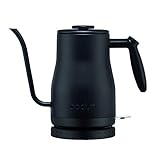 Bodum 11940-01EURO BISTRO - Hervidor eléctrico de agua (boquilla larga, acero inoxidable, 1.200 W, 1,0 L)