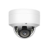 WiTi Cámara IP PoE de 5 MP, cámara Domo de vigilancia de Seguridad con micrófono de Audio, detección de Movimiento de Lente de Gran Angular de 2.8mm, Metal sólido IP66(no PTZ)