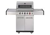 Enders Kansas Pro 3 SIK Turbo Parrilla para Barbacoas – Barbacoa Acero Inoxidable con 3 Quemadores y Tecnologías Turbo Zone, Heat Range y Simple Clean – Barbacoa Jardín Exterior como Asador Carne