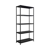 THINIA HOME Estantería de Resina con 5 Baldas 175kg 90x40x180cm