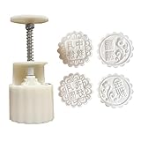 Riiichflowshop Molde para Postres Palabras Chinas 3D Accesorios para Hornear Postres en Forma Material plástico prensado a Mano para -Festival de Otoño Plástico