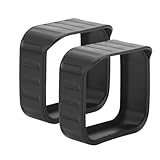 Funda de Silicona para Cámaras de Seguridad Blink Indoor y Outdoor - [Pack de 2] Cubiertas Protectoras Impermeables, Resistentes a Golpes y Arañazos, Fácil Instalación, Negro