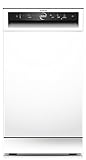 Infiniton Lavavajillas Independiente 45 cm DIW-48CBL, Bajo Consumo, 10 Servicios, 8 Progrmas, Secado Extra, Media Carga, Blanco, C