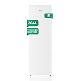 Svan Congelador vertical Blanco SCV175500ENF. Capacidad 204 Litros, Puerta Reversible, Bajo nivel Sonoro, Eficiencia Energética Clase E