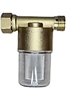 Filtro antióxido carga lavadora lavavajillas agua bomba adaptadores 3/4' 1/2 grifo pozo sedimentos impurezas cartuchos reemplazables 40 micras prefiltro (filtro de cobre/copper head)
