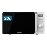 Cecotec Microondas Digital Motor Inverter 20L Proclean 5010 Inverter White. 700W, 5 Niveles de Potencia, Bajo Consumo, Pantalla LED, Plato Giratorio de 245mm, Temporizador, 8 Modos