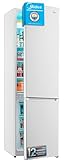 Midea Frigorífico Combi No Frost 55 cm ancho x 180 cm Blanco - Nevera combi libre instalación 199 L + 71 L Congelador - Refrigerador de bajo consumo con congelador vertical No Frost | Color Blanco