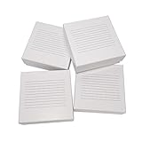 KENZIUM - Pack 4 x Cajas de Cartón Congelables | para Criotubos de Hasta 2 ml | 81 Posiciones | Color Blanco | 134x134x47 mm | Ideal para Laboratorio