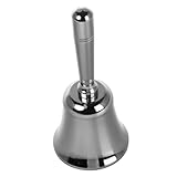 ibasenice Elegante Campana De Mano De Cobre Vintage Campana De Mano Para Llamar Al Servicio Campanas Decorativas Campana De Llamada Retro Campana Para Plato De Hotel