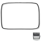 CHEFZOCO Junta Puerta Horno, Goma puerta de horno, Goma horno Universal, Medidas 430 mm ancho x 320 mm alto, Incluye 4 ganchos, Compatible con Ariston Bauknecht Hotpoint Ignis Ikea Indesi Philips