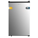 Cecotec Congelador Vertical Sobremesa 87L Bolero CoolMarket TF 87 Inox. 83,6 cm de Altura y 50,6 cm de Ancho, Bajo Consumo, Puerta Plana y Reversible, Diseño Compacto, Blanco