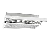 Teka CNL 6415 PLUS - Campana Extractora 60 cm Extraíble, Motor de Doble Turbina EcoPower, 5 Velocidades + 1 Intensiva, Iluminación LED, Programador Tiempo de Aspiración, Color Blanco