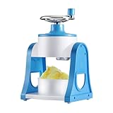 Hemobllo Máquina De Hielo Raspado A Mano Máquina para Hacer Granizados Máquina De Hielo Raspado Trituradora De Hielo Afeitadora De Hielo