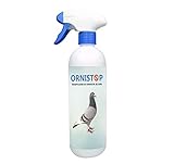 Ornistop | Repelente orgánico contra Palomas y gaviotas | Balcones, terrazas, alféizares y pequeños Espacios