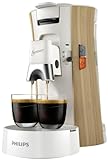 Philips SENSEO Select Máquina de café de almohadilla, función Intensity Plus Memo, Crema Plus, acabado blanco seda mate (CSA240/05)