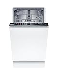 BOSCH - Lavavajillas Totalmente Integrable, Serie 2, 45 cm, Blanco, SPV2HKX42E.