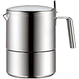 WMF Kult Cafetera Italiana, Inducción, Acero Inoxidable Mate, 6 Tazas