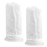 Pinsheng 2 Pcs Filtro de Nailon IBC, Filtro de Repuesto IBC, IBC Filtro de Tapa de Nailon Lavable, Agua de Lluvia Filtro Malla, Filtro de Tapa IBC con Precisión de Filtración de 200µm