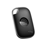 Tile by Life360 Pro (2024) - Localizador Bluetooth Potente, localizador de Llaves y localizador de Objetos para Llaves, Bolsos y Mucho más. Localizador de teléfonos. Paquete de 1 (Negro)