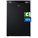 CHiQ Frigorífico de Una Puerta 845 mm de Altura y 556 mm de Profundidad, Volumen de 107L, Ocupa solo 0.3 m²,Microcongelador Incorporado, Compartimento Versátil, 7 controles de Temperatura