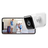 GNCC Cámara Vigilancia WiFi Interior, 1080P Vigilabebes con Camara Domicilio WiFi Detección de Movimiento, Visión Nocturna, Audio de 2 Vias, Óptimo para Ver Bebés y Mascotas, C2