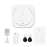 Restikiant Alarma Antirrobo Graffiti WIFI Inteligente + GSM de Alarma de Red Dual Host de Alarma Multifunción Sin Pantalla para el Hogar