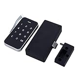 Sonew Cerradura Electrónica de Gabinete, Cerradura de Teclado Táctil Digital con Entrada de Contraseña, Cerradura Automática con Código Digital Electrónico, Cerradura Digital para Puerta