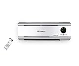 Orbegozo SP 6500, Calefactor eléctrico, 2000 W, 2 niveles de calor, programación diaria y semanal, sistema de protección contra sobrecalentamiento, termostato digital, mando a distancia, color plata